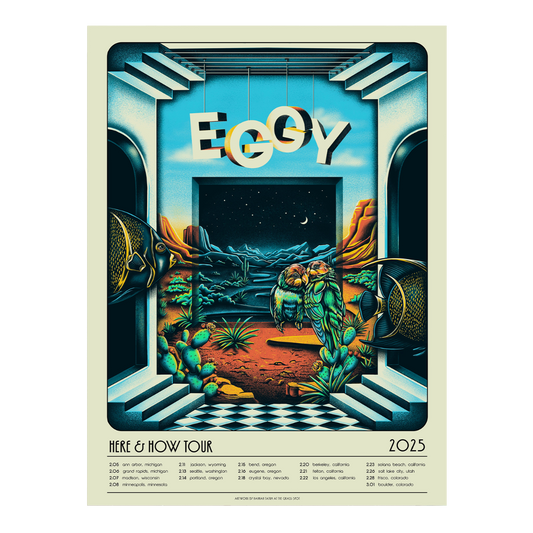 Here & How Tour Poster - Standard Signed