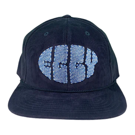 Blue Corduroy Hat