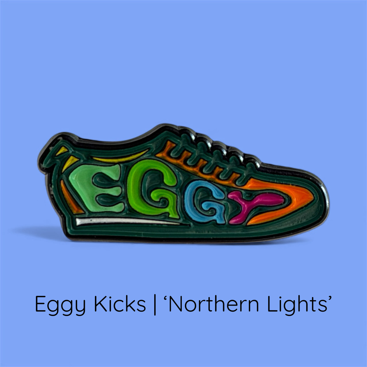 Shoe Pin - Northern Lights